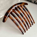 Retroclassy broken hair inverted comb hairpin leopard print bangs hair comb girl non-slip bangs comb casual hair top clip