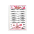 Jonbos glue-free, stemless false eyelashes - natural, double-tipped sunflower style - no glue needed, segmented, realistic faux lashes