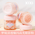 Makeup xixi dreamland clear sparkling highlighting powder pearlescent fine sparkling brightening highlighting silkworm eyeshadow powder