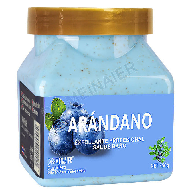 ice cream body & face scrub - fruity exfoliating, moisturizing, cleansing bath salt body scrub
