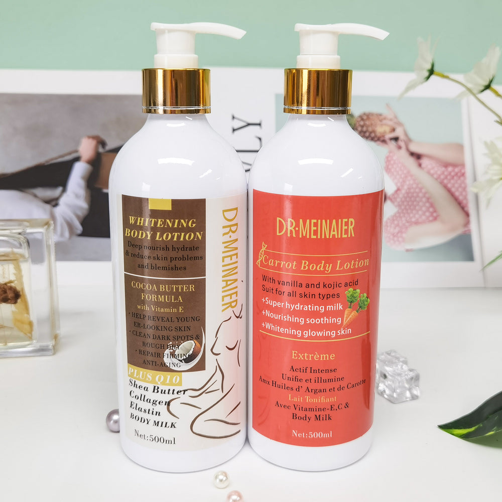 body lotion carrot milk body massage milk moisturizing lotion moisturizing skin lotion 500ml wholesale