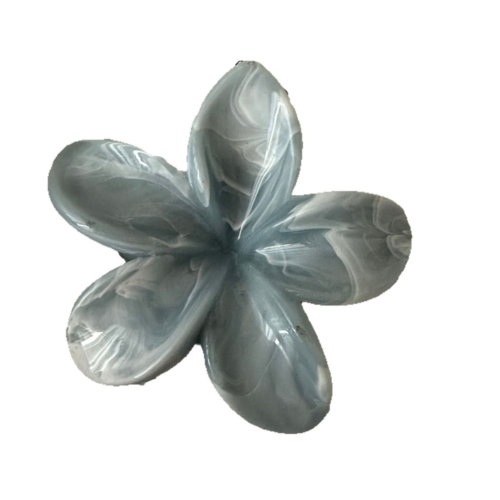Japanese style classy cute transparent white polka dot fashion multi-hair sweet large size back of head shark girl hairpin hair accessories