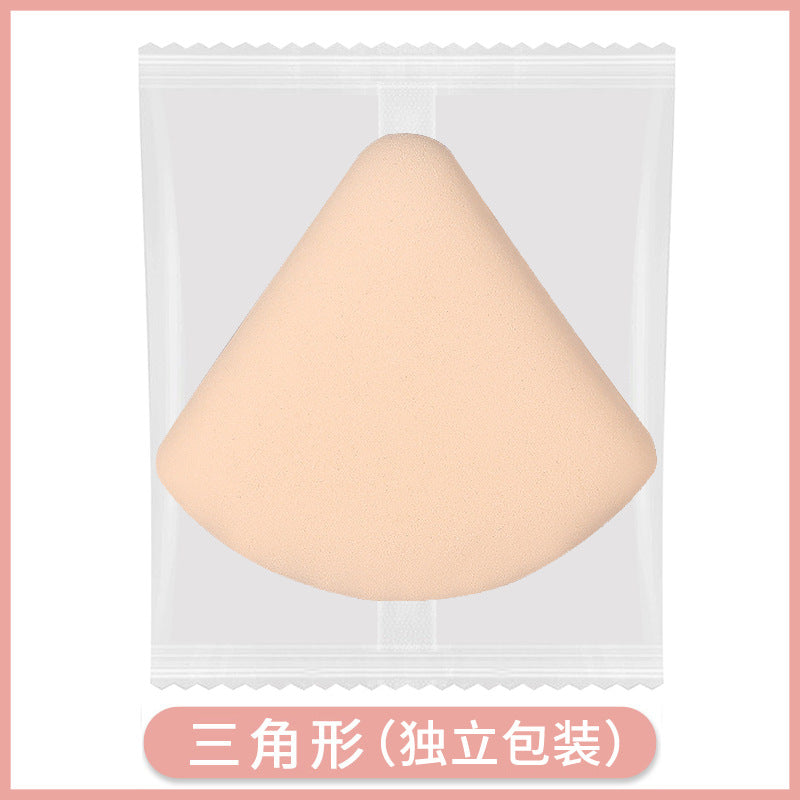 Cotton candy puff air cushion powder bottom liquid special beauty egg triangular square makeup puff sponge powder puff dry and wet use