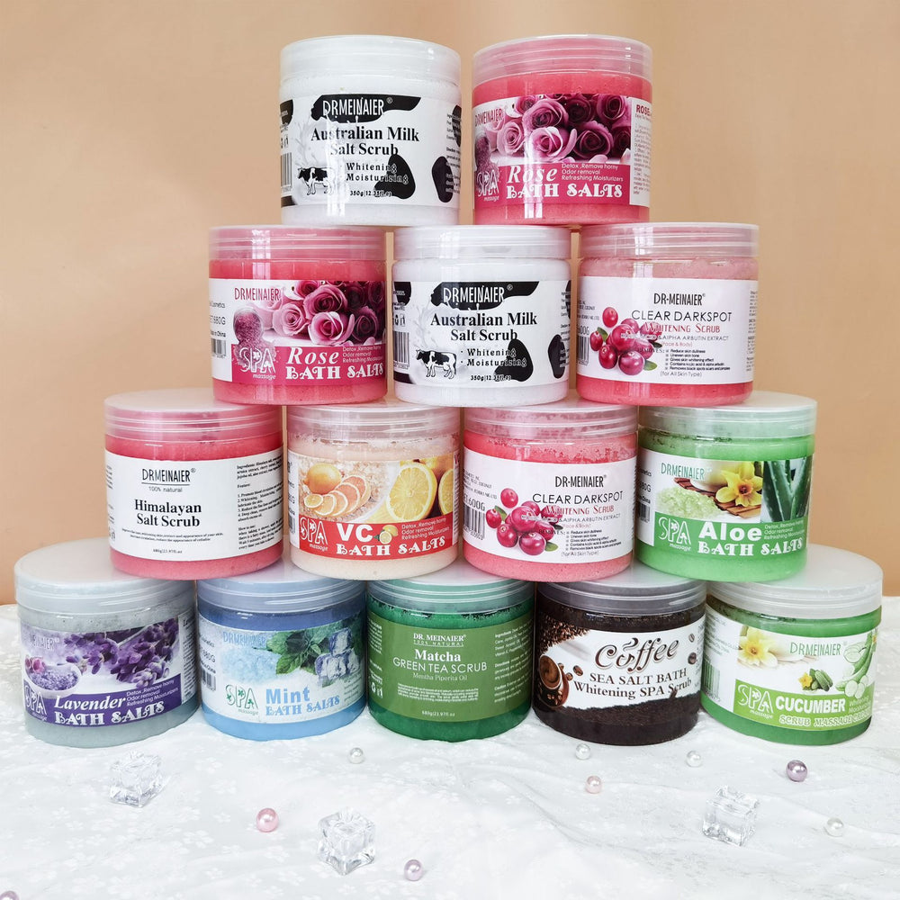 export exfoliating bath & shower salt - removes keratin, refines skin, exfoliates dead skin, moisturizing body scrub bath salt wholesale