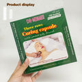 aloe vera three-row maintenance capsules for facial cleansing and melanin reduction, wholesale foreign trade
