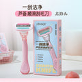 Jonbos silky smooth no-pain razor - women's shaver for legs, underarms, and intimate areas - anti-scratch hair removal device