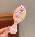 Foldable air cushion comb pony massage comb air cushion comb mini portable small comb round mirror comb portable comb