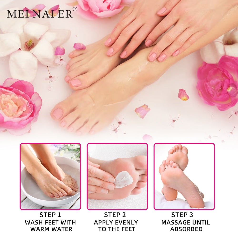 rose foot massage cream - deep cleansing, exfoliating, moisturizing, nourishing massage cream & foot mask - factory wholesale