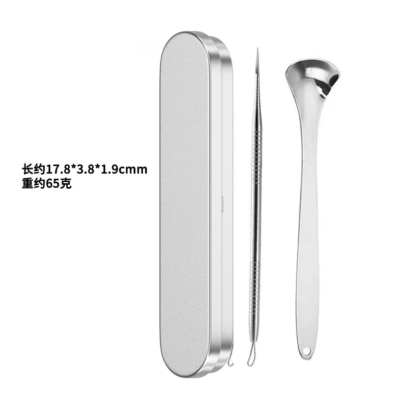 Ready-to-ship acne needle stainless steel cell clip facial cleansing tool nose blackhead scraper acne clip beauty tool