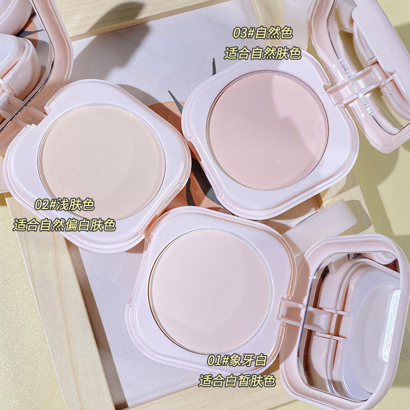 Novo light mist luxurious makeup setting powder oil control microdermabrasion concealer long-lasting non-stick powder non-removing makeup wet and dry dual-use powder bottom
