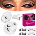 Carefully selected* pingdu foreign trade magnetic eyelashes all-in-one box amazon fashion thick hard stem false eyelashes set wholesale