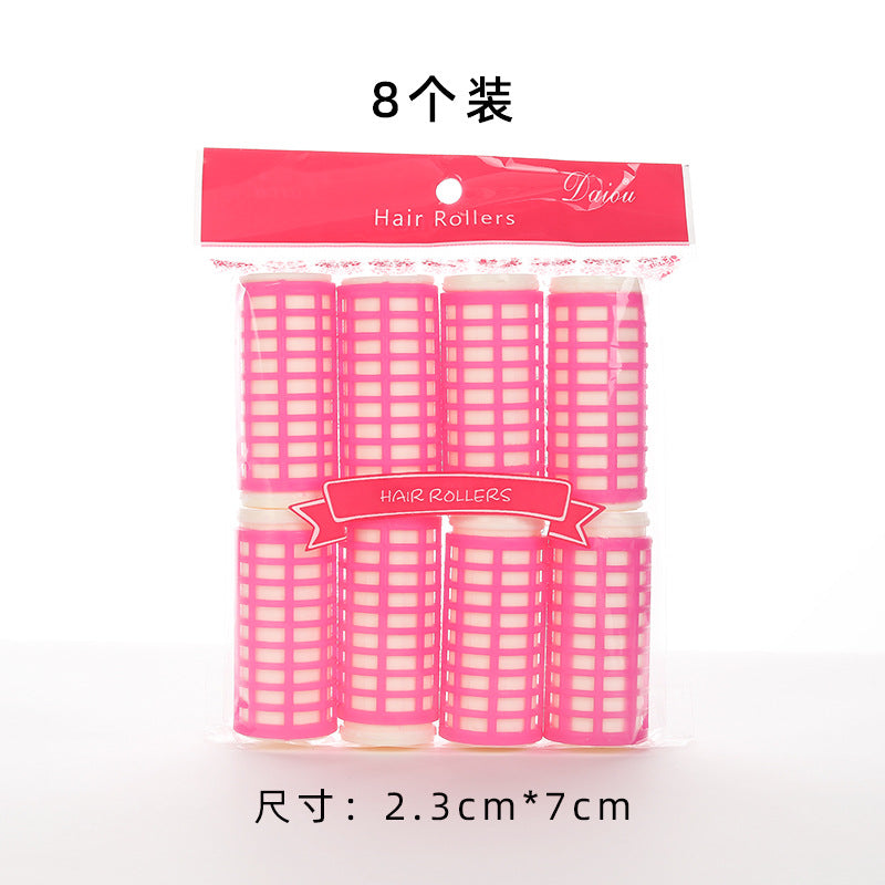 Factory direct sales heated hair rollers, plastic hair rollers, hot water hair rollers, snap-on cross-border curling irons, spot wholesale