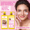 retinol active brightening cream 500ml moisturizing brightening repair milk body lotion factory