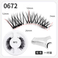 magnetic false eyelashes european and american magnetic eyelash set magneticeyelash qingdao factory smoky makeup