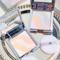 Xixi soft and flawless setting powder five-color powder to brighten skin tone, conceal blemishes, control oil, long-lasting waterproof, non-removing makeup