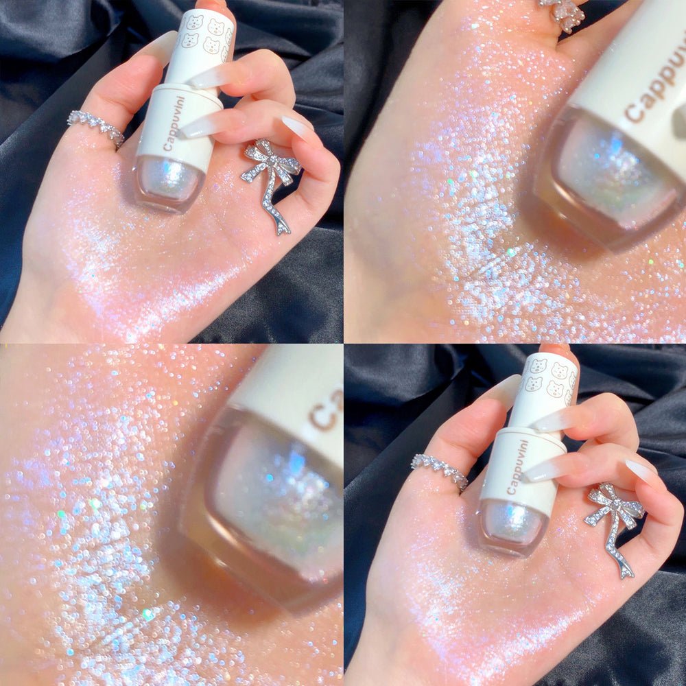 Capavine starry eyeshadow liquid fine shimmer sparkling diamond sequins one tear liquid eyeshadow