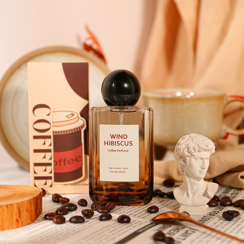 Wind hibiscus perfume coffee time women's perfume woody sandalwood long-lasting light fragrance niche style girls perfume