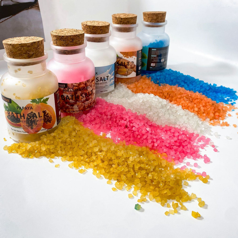 milk crystal coarse salt bath salt exfoliating sea salt to remove chicken skin scrub salt 350g foreign trade wholesale