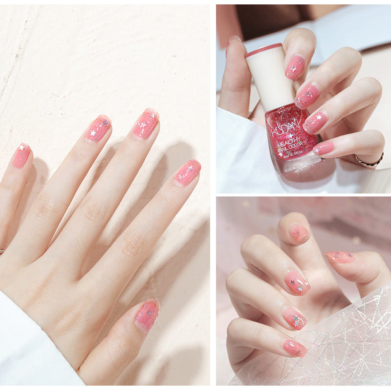 Oily colorful character nail polish, long-lasting, no baking, non-peelable, quick-drying, whitening, non-tearable, cross-border live broadcast nail polish