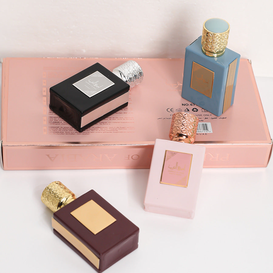foreign trade gift box perfume for women, hot-selling xiyintemu aladdin perfume, middle east saudi dubai set