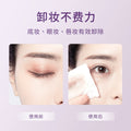 Otw grape flavored makeup remover wipes - individually wrapped, gentle, non-irritating, 3-in-1 cleansing wipes for eyes, lips, and face