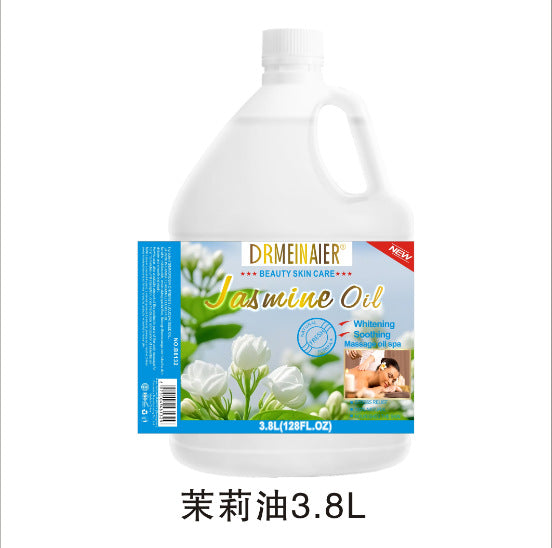 3.8l large bucket massage oil floral fruity brightening facial & body moisturizing olive oil lavender essential oil spa oil