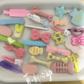 20-piece set of adorable hair clips for girls