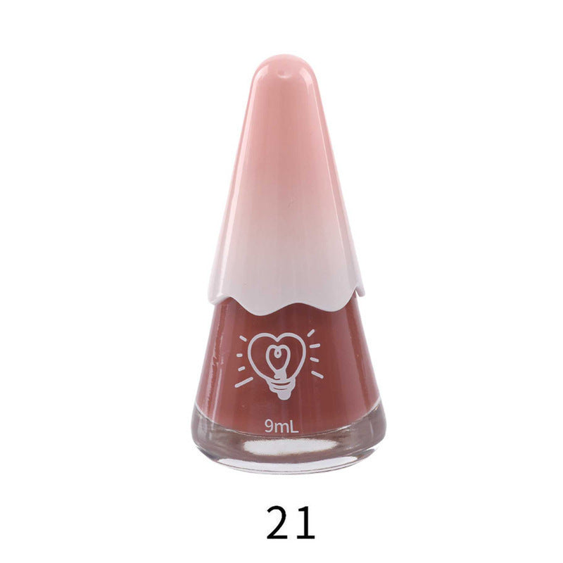 Nail polish, no baking, quick drying, tearable, water-based, peelable, wholesale, autumn and winter, cherry, hand and foot nail polish wholesale