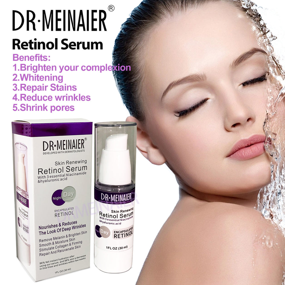 retinol serum essence original facial moisturizing and brightening essence water 30ml factory export