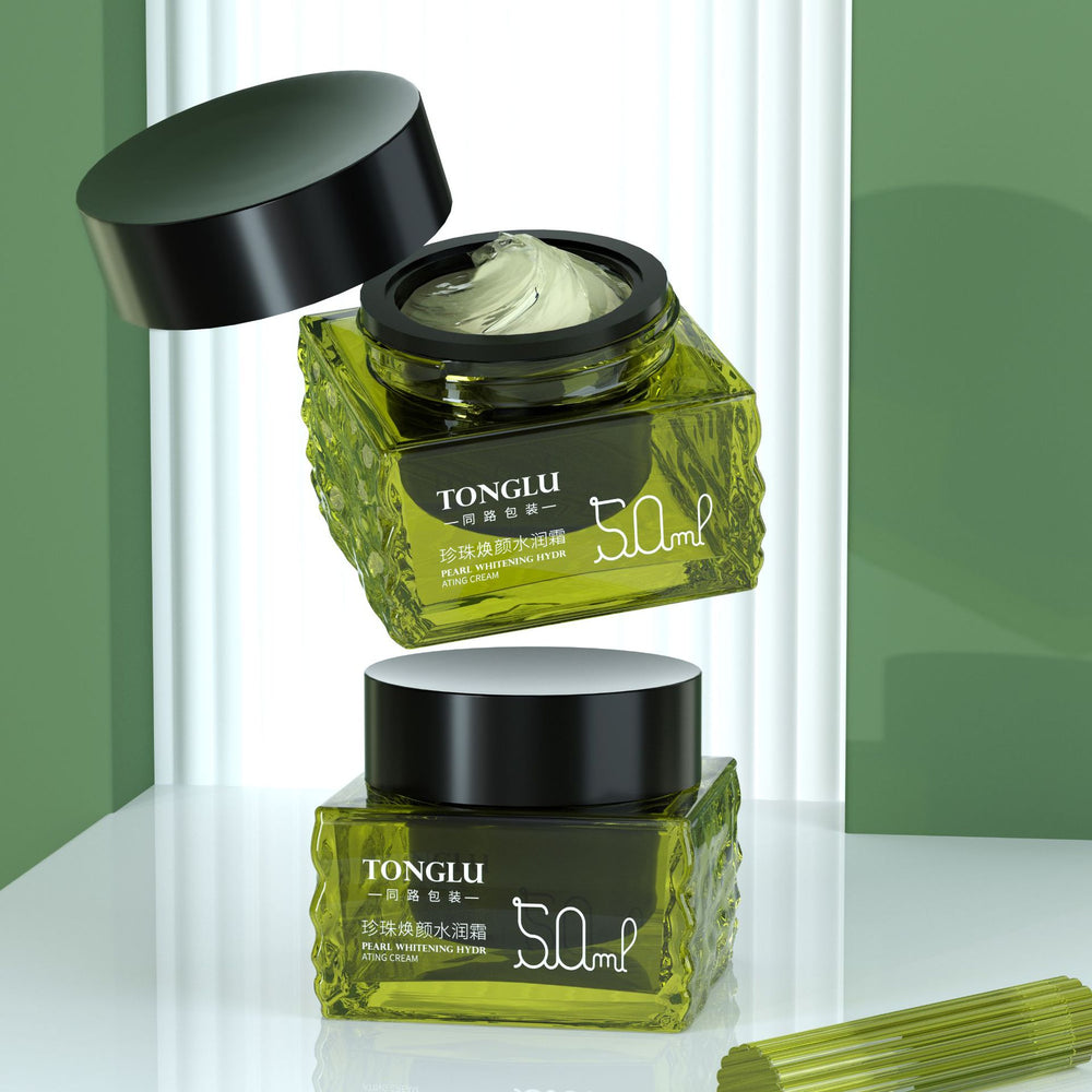 120g/50g luxury water ripple cream jar - tone-up cream/facial cream jar - cosmetic glass bottle - empty bottle - custom manufacturer