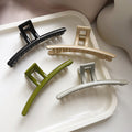 Classy shark clip hairpin elegant hair accessories large plate hair clip hair clip female summer back of head hair clip