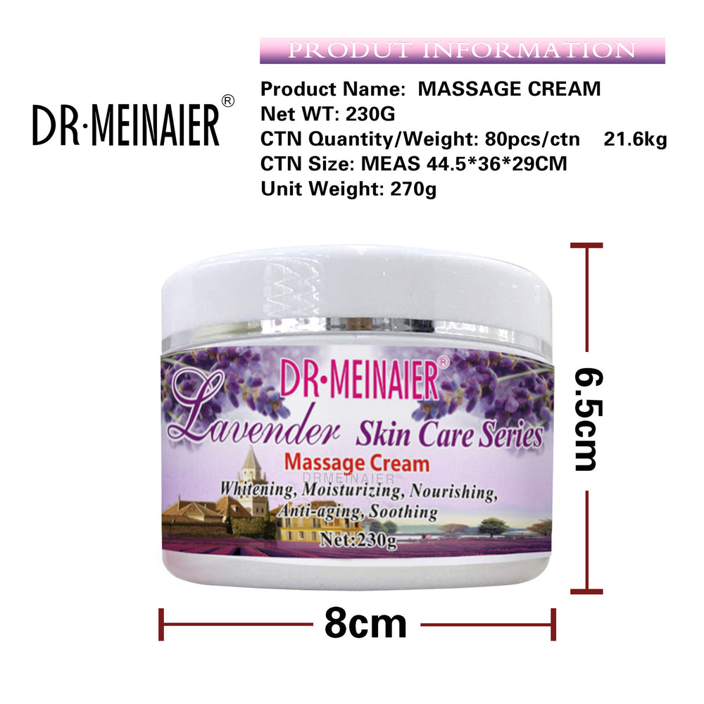 export hyaluronic acid massage cream - gentle and soothing facial and body massage cream - skincare product 230g wholesale