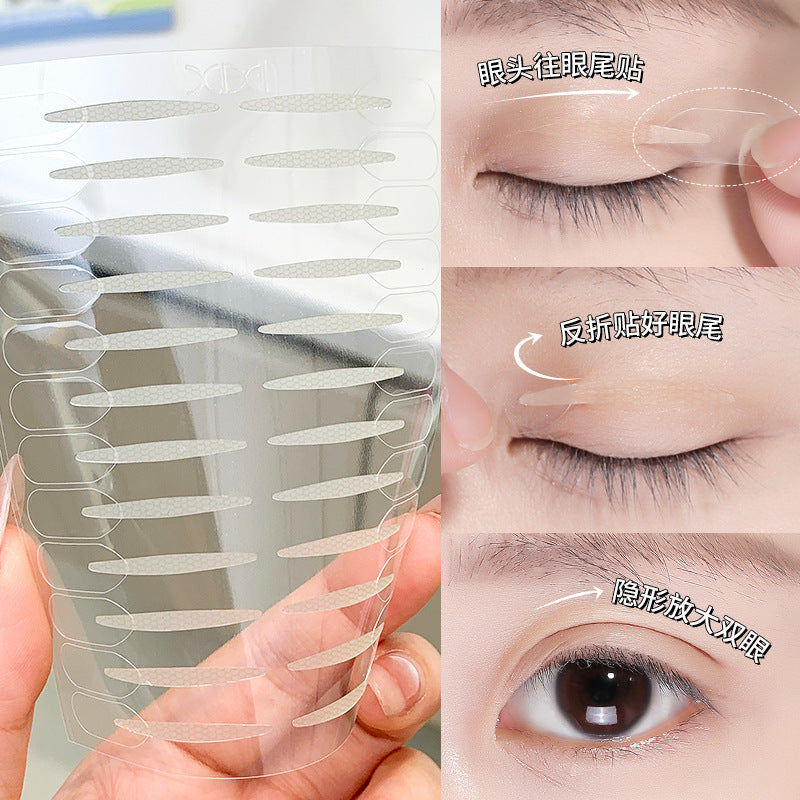 Xixi comes with handle double eyelid patch lace invisible matte traceless olive-shaped swollen eye bubble single eyelid beauty patch