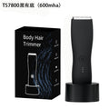 Electric men's private parts shaver, full body washable pubic hair trimmer, temu body hair shaver