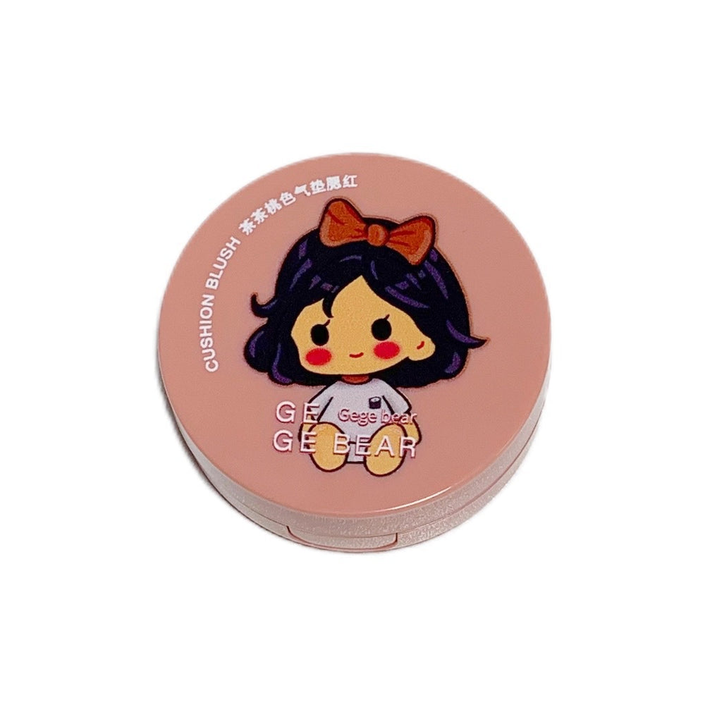 Gege bear gege bear tea peach color cushion blush low saturation pure desire style daily whitening rouge