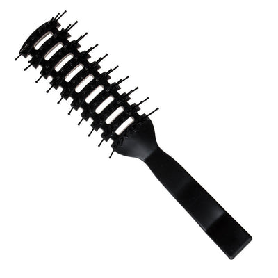 New arrivalmen oil head styling comb black plastic cut out comb fluffy styling nine-row comb scalp massage rib comb