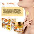 All-english turmeric face cream 100g - brightens skin tone, hydrates and moisturizes - facial lotion - wholesale for export