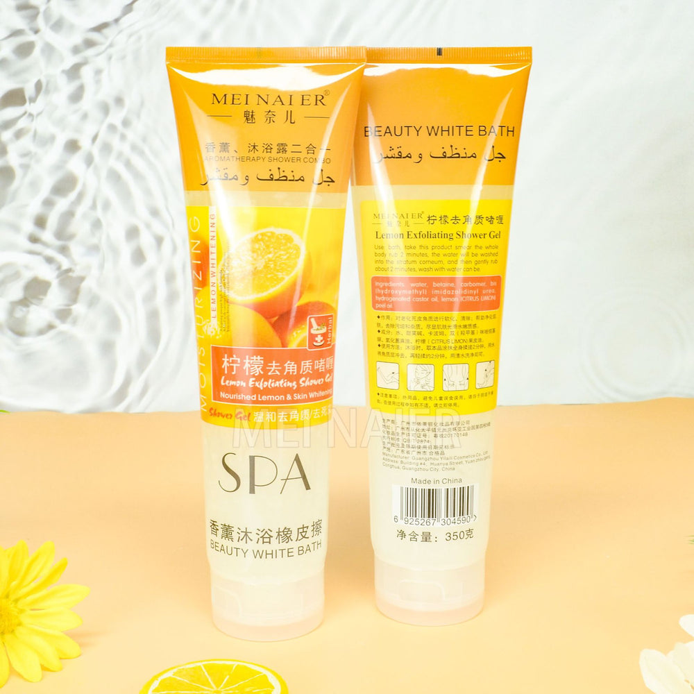 exfoliating facial & body scrub - deep cleansing, pore refining, and hydrating exfoliating mitt