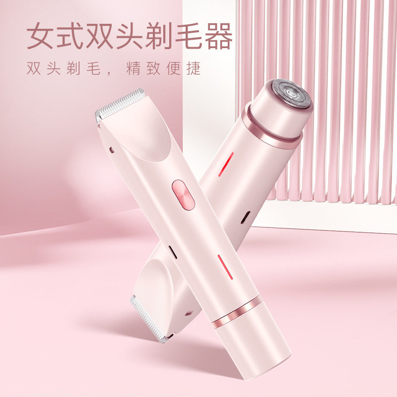 bestseller: women's electric double-headed epilator - body hair removal device for intimate and full body use