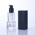 New cosmetic glass bottle set packaging, 40ml lotion & serum dispensing bottles, press-type essential oil glass empty bottles