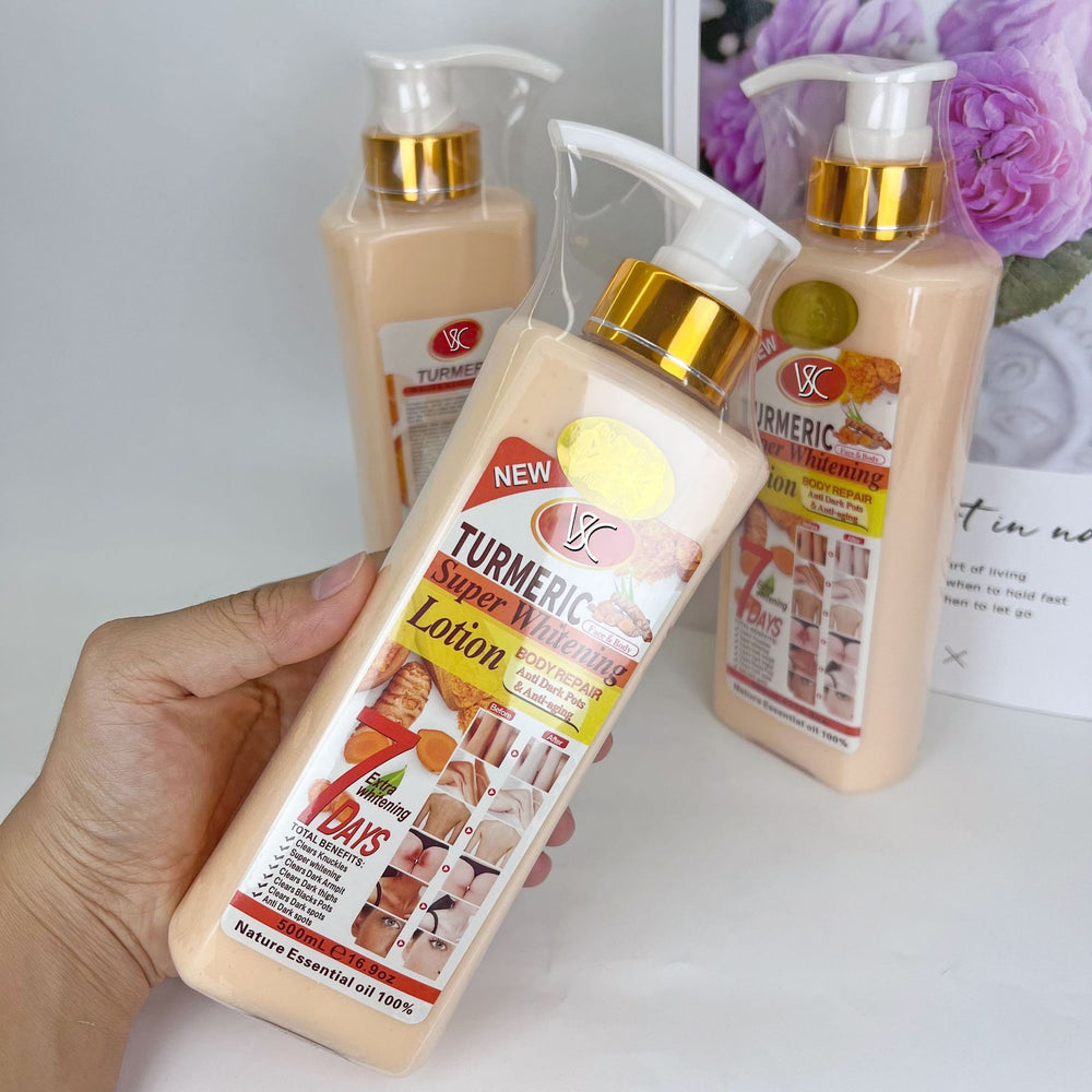 rejuvenating turmeric body lotion hydrating, refreshing and brightening rose body lotion shower lotion 300ml