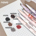 Makeup novo double eyes ultra-fine liquid eyeliner pen waterproof sweat-proof non-smudge lower lashes silkworm eyeliner pen