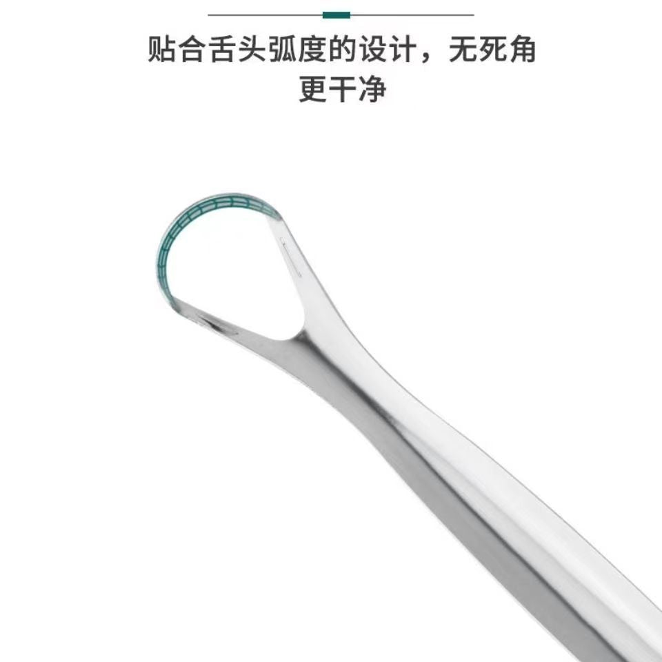 Factory direct u-shaped oral cleaning tool tongue scraper stainless steel tongue cleaner tongue scraper tongue cleaning