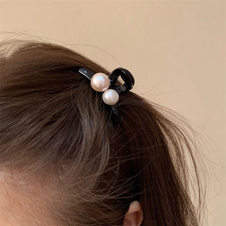 Casual pearl princess head clip small bangs clip broken hair clip hair accessories small clip back head hair clip hair clip for women