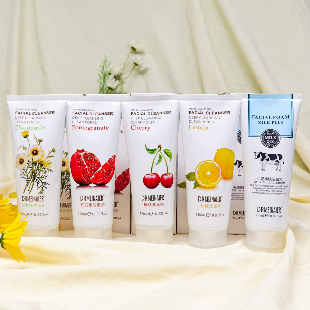 Bestselling aloe vera refreshing cleanser & chamomile facial wash - hydrating, nourishing, brightening, and rejuvenating - wholesale available