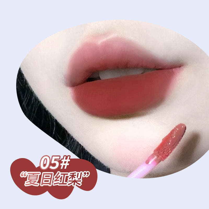 Kakashow cute bear lip glaze velvet matte matte female student affordable whitening lip and cheek dual-purpose lip mud lipstick