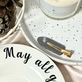 #sparkling bangs clip-dark gray