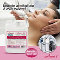 collagen gel for beauty salons: ultrasonic instrument for body and facial gel infusion, lifting, and firming