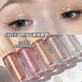 Sweet mint liquid eye shadow pearlescent fine glitter waterproof sparkling highlighter eye shadow liquid
