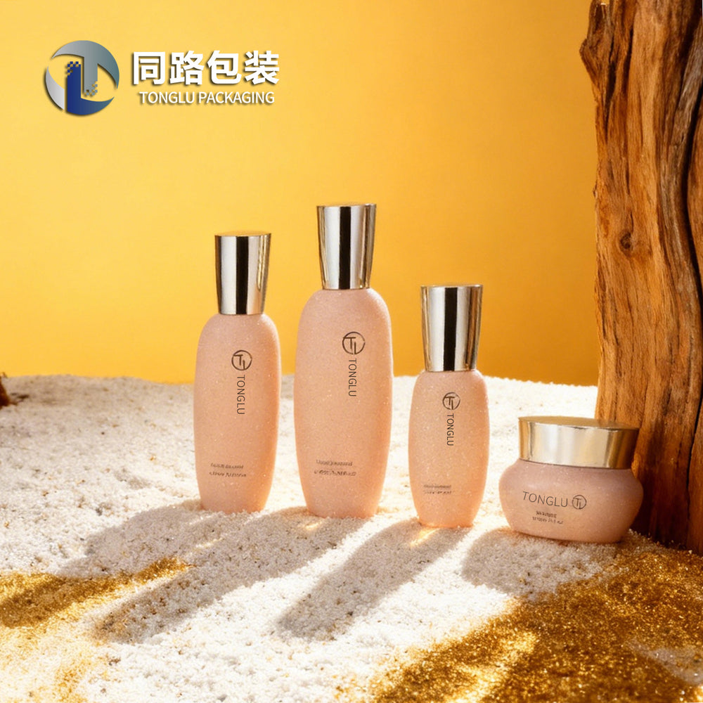 Manufacturer supplies cosmetic glass bottle packaging materials, 120ml water, milk and essential oil bottles, 50g cream glass bottles